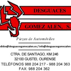 DESGUACES GÓMEZ ALEN S.L.