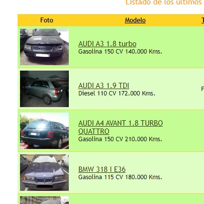 COCHES SINIESTRADO