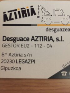 DESGUACE AZTIRIA S.L.