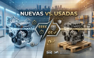 Piezas nuevas vs. usadas: ¿Cuándo es seguro comprar recambios en un desguace autorizado?